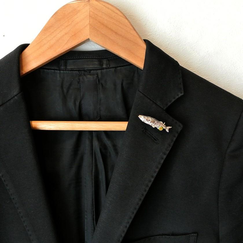 販売終了■ブローチ サンマ 秋刀魚の塩焼き Palnart Poc パルナートポック PB095 送料200円 1万円以上送料無料 |  | 13