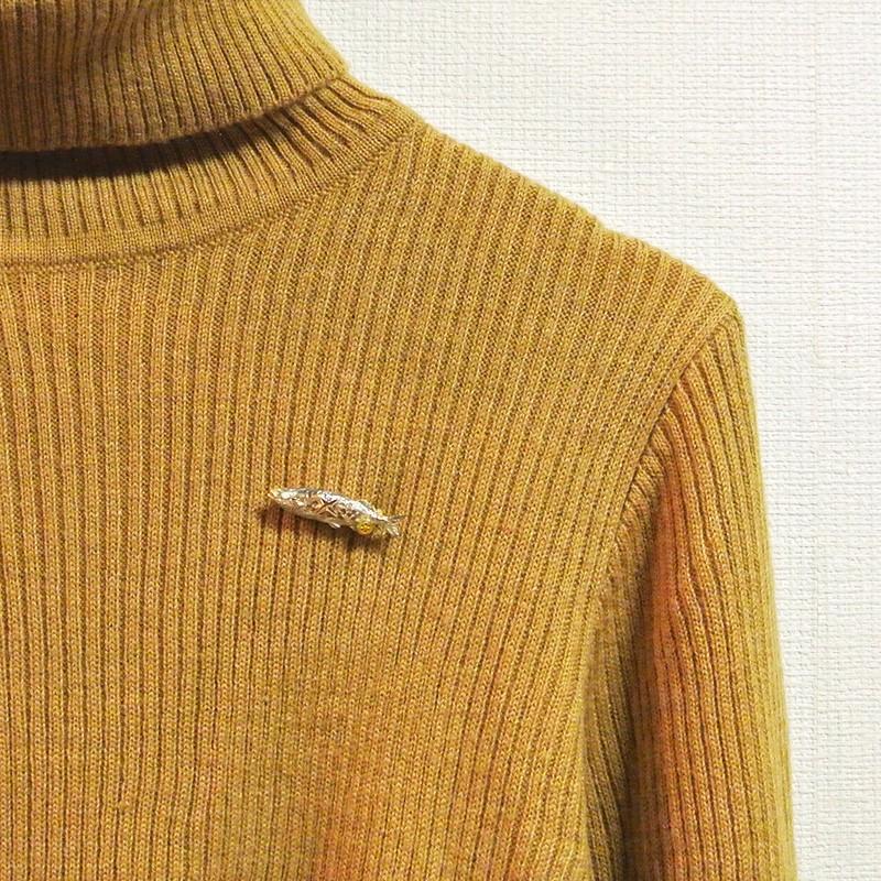 販売終了■ブローチ サンマ 秋刀魚の塩焼き Palnart Poc パルナートポック PB095 送料200円 1万円以上送料無料 |  | 09