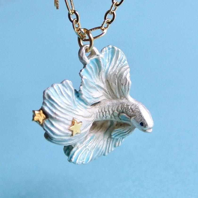 深海シリーズ　新作　バミューダブルーのアンモナイトネックレス 深海シリーズ 新作 バミューダブルーのアンモナイトネックレス