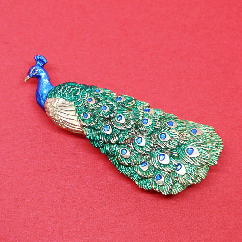 ブローチ 孔雀 Palnart Poc パルナートポック クジャク Pb134 送料0円 1万円以上送料無料 C43 鳥とさかなのお店 あおだま雑貨店 通販 Yahoo ショッピング
