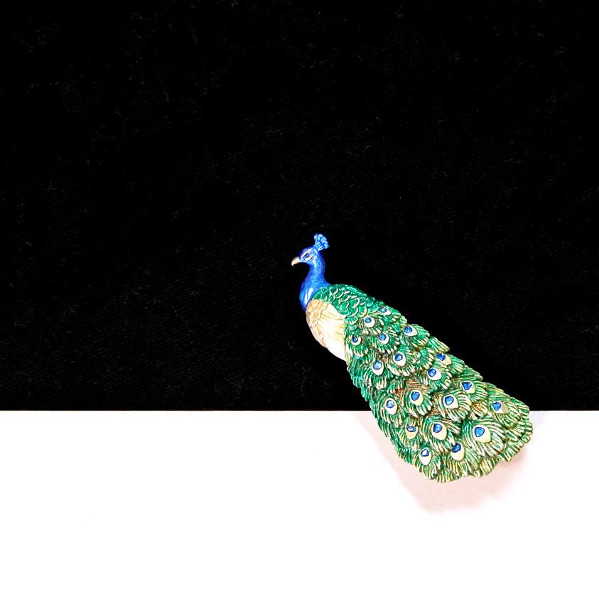 ブローチ 孔雀 Palnart Poc パルナートポック クジャク Pb134 送料0円 1万円以上送料無料 C43 鳥とさかなのお店 あおだま雑貨店 通販 Yahoo ショッピング