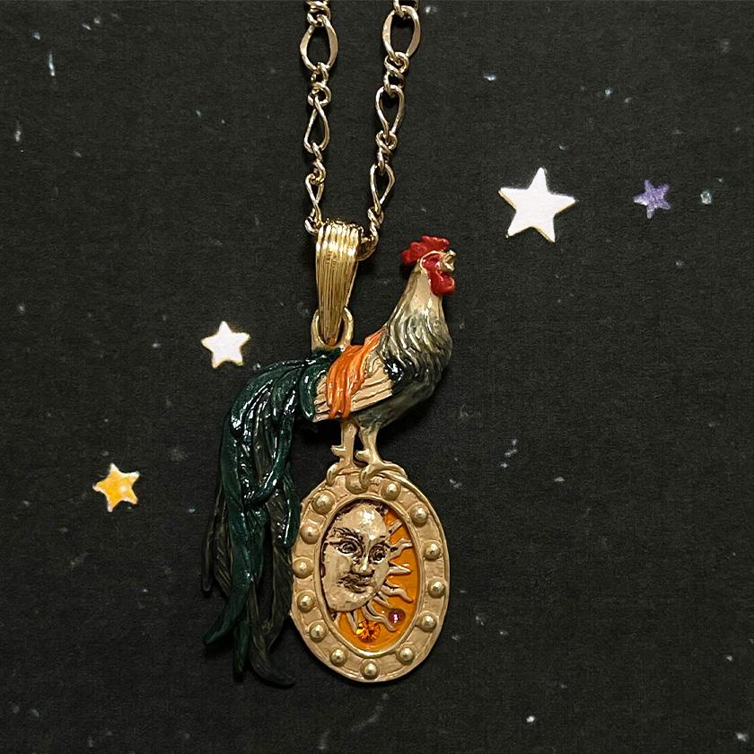 ネックレス 暁の鶏 Palnart Poc パルナートポック ニワトリ
