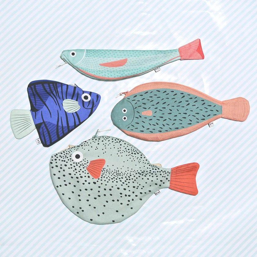 販売終了■おさかなポーチ 青魚 DON FISHER ドンフィッシャー VERDIN 地中海のさかな 輸入雑貨 ブルー ピンク 送料200円 1万円以上送料無料 |  | 12