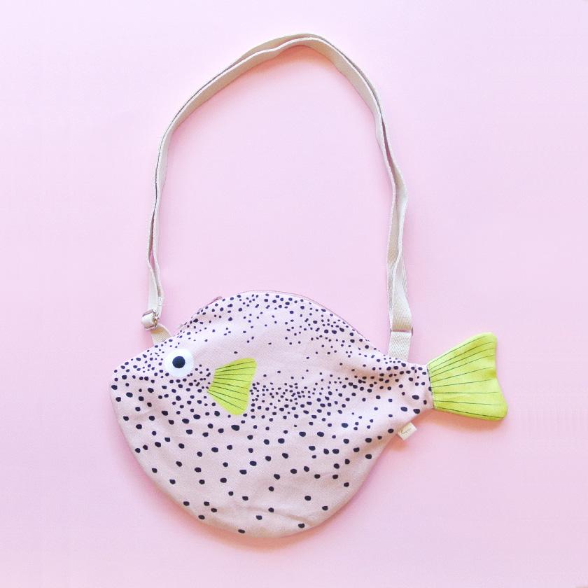 販売終了■おさかなバッグ フグ DON FISHER ドンフィッシャー SMALL PUFFERFISH Pink お魚ポーチ 輸入雑貨 ピンク ブルー 送料200円 1万円以上送料無料 |  | 17