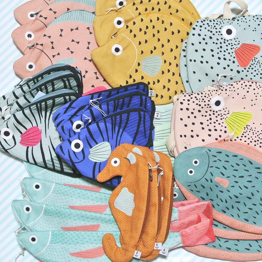 販売終了■おさかなバッグ フグ DON FISHER ドンフィッシャー SMALL PUFFERFISH Pink お魚ポーチ 輸入雑貨 ピンク ブルー 送料200円 1万円以上送料無料 |  | 19