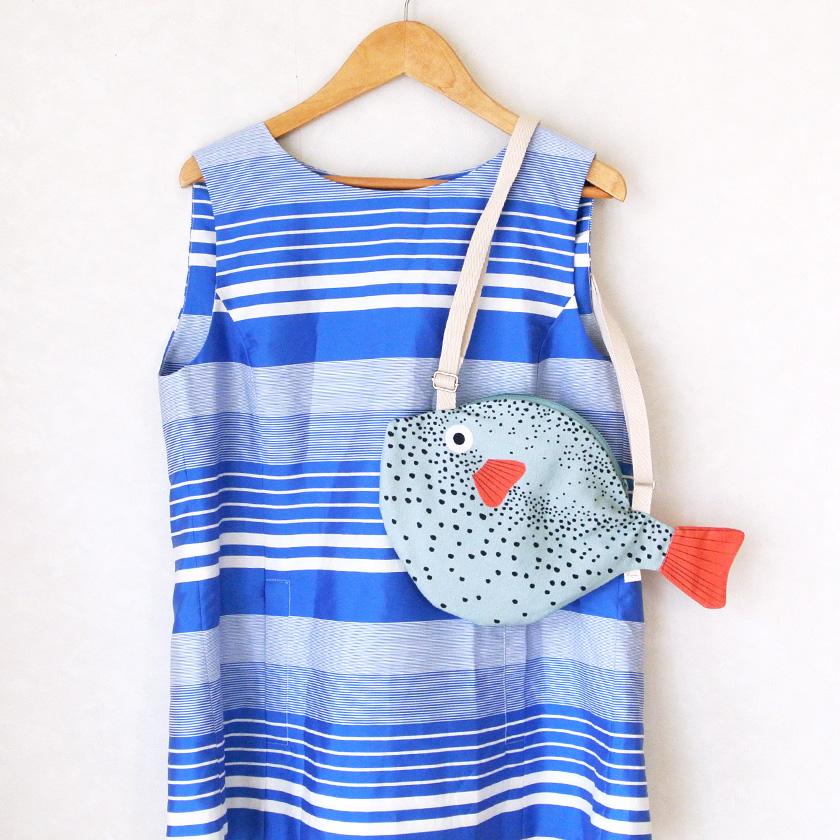 値上げ前価格 おさかなバッグ フグ DON FISHER ドンフィッシャー SMALL PUFFERFISH Aqua お魚ポーチ 輸入雑貨 送料200円 1万円以上送料無料 |  | 02