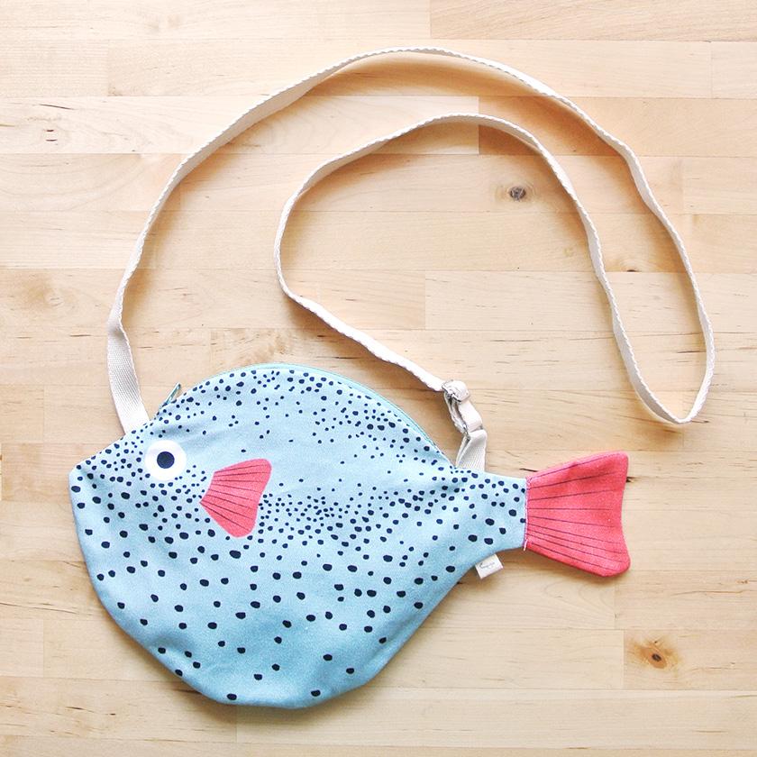 値上げ前価格 おさかなバッグ フグ DON FISHER ドンフィッシャー SMALL PUFFERFISH Aqua お魚ポーチ 輸入雑貨 送料200円 1万円以上送料無料 |  | 04