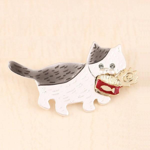 販売終了■ブローチ 猫 魚 キャット缶 cat can ルチカ Luccica ネコとサカナの缶詰 アクセサリー LU-1512-22 送料200円 1万円以上送料無料 | 
