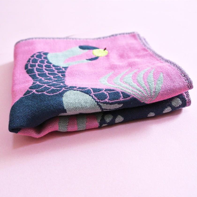 ガーゼハンカチ ドードー moritaMiW 3重ガーゼ dodo 絶滅種 送料200円 1万円以上送料無料 |  | 10