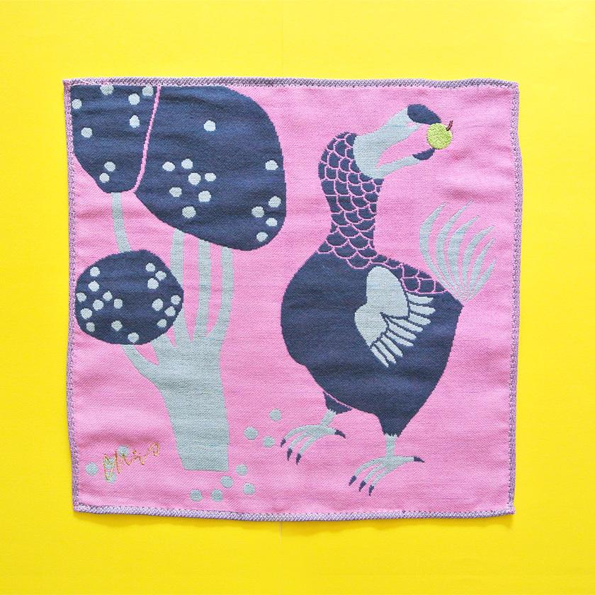 ガーゼハンカチ ドードー moritaMiW 3重ガーゼ dodo 絶滅種 送料200円 1万円以上送料無料 |  | 12