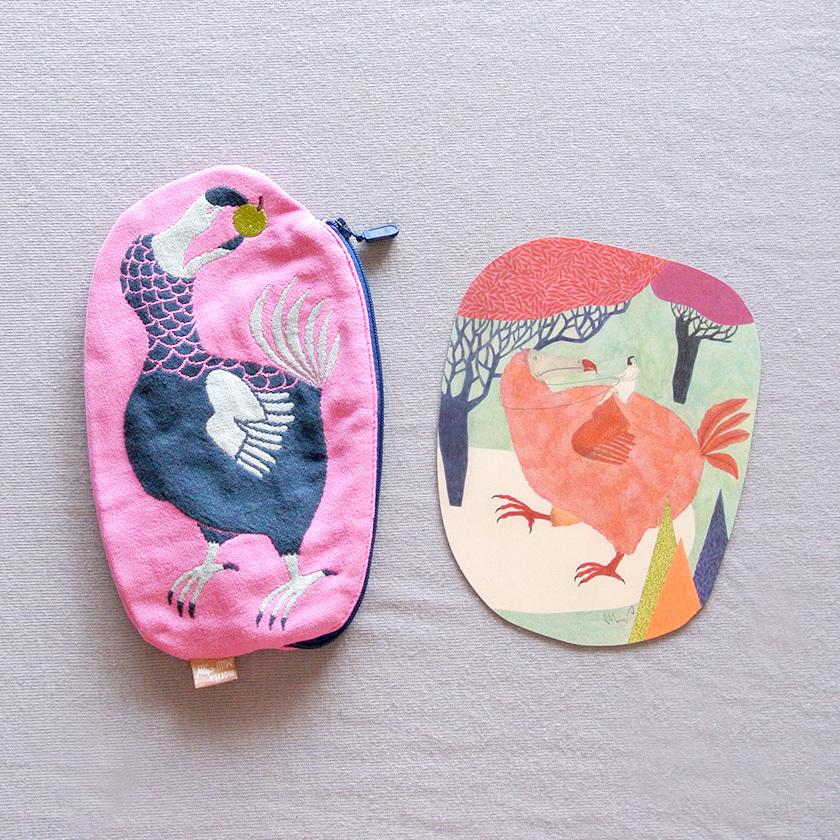 ガーゼハンカチ ドードー moritaMiW 3重ガーゼ dodo 絶滅種 送料200円 1万円以上送料無料 |  | 14