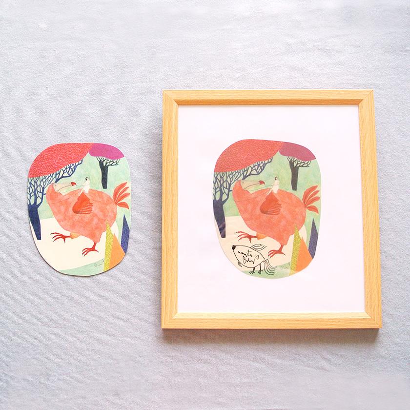 ポストカード ドードー あの日を歩く moritaMiW 絵葉書 ミニポスター 送料200円 1万円以上送料無料 |  | 10