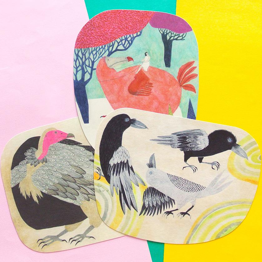 ポストカード ドードー あの日を歩く moritaMiW 絵葉書 ミニポスター 送料200円 1万円以上送料無料 |  | 11