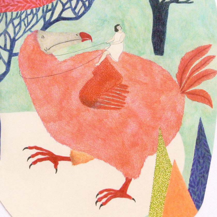 ポストカード ドードー あの日を歩く moritaMiW 絵葉書 ミニポスター 送料200円 1万円以上送料無料 |  | 03