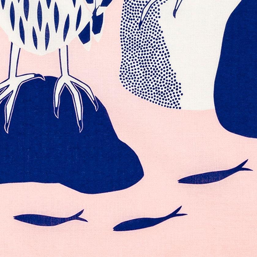 風呂敷 夜の川のゴイサギたち moritaMiW 鷺 ふろしき 送料200円 1万円以上送料無料 |  | 11