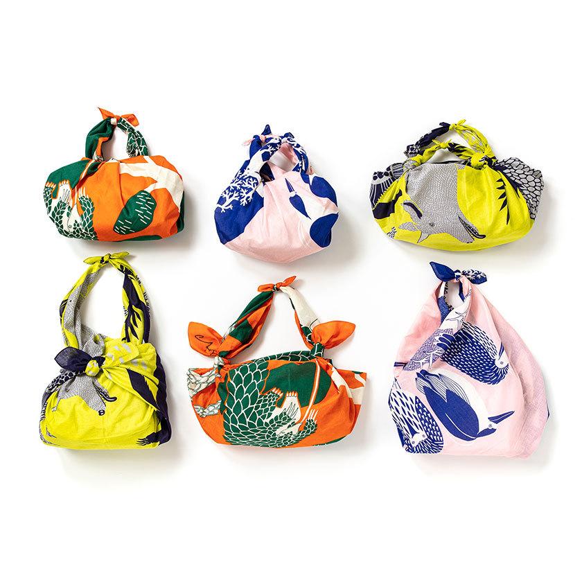 風呂敷 夜の川のゴイサギたち moritaMiW 鷺 ふろしき 送料200円 1万円以上送料無料 |  | 19