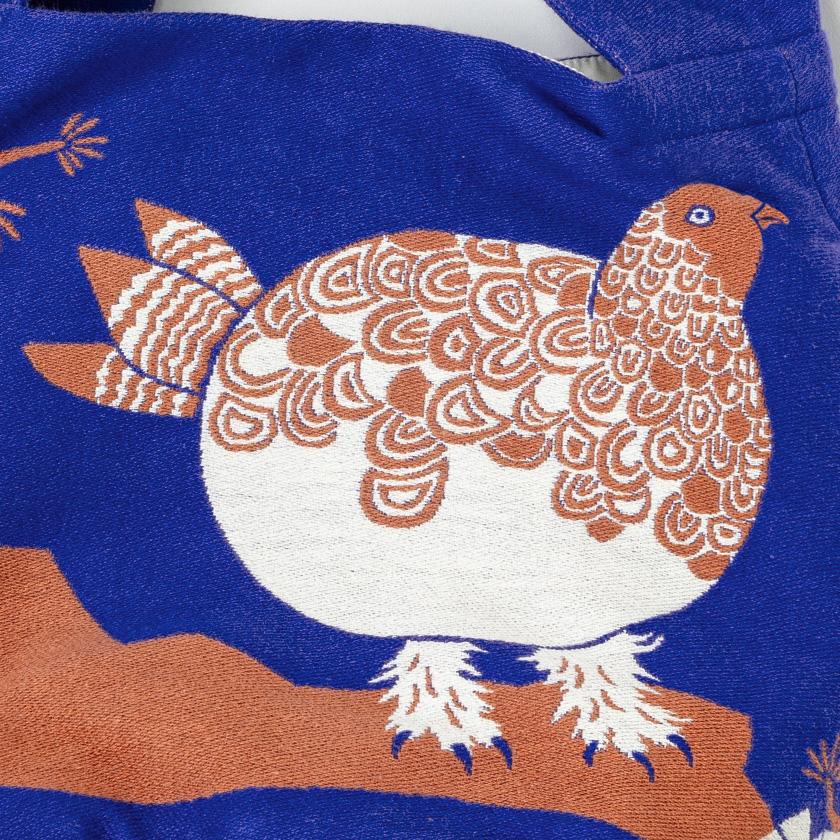 再入荷 ショルダーバッグ 雷鳥 moritaMiW 綿100% 春に呼ぶツガイライチョウ 送料200円 1万円以上送料無料 |  | 05