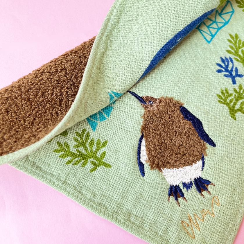 新商品 ハンカチ ペンギン moritaMiW お着替えヒナペンギン 王様