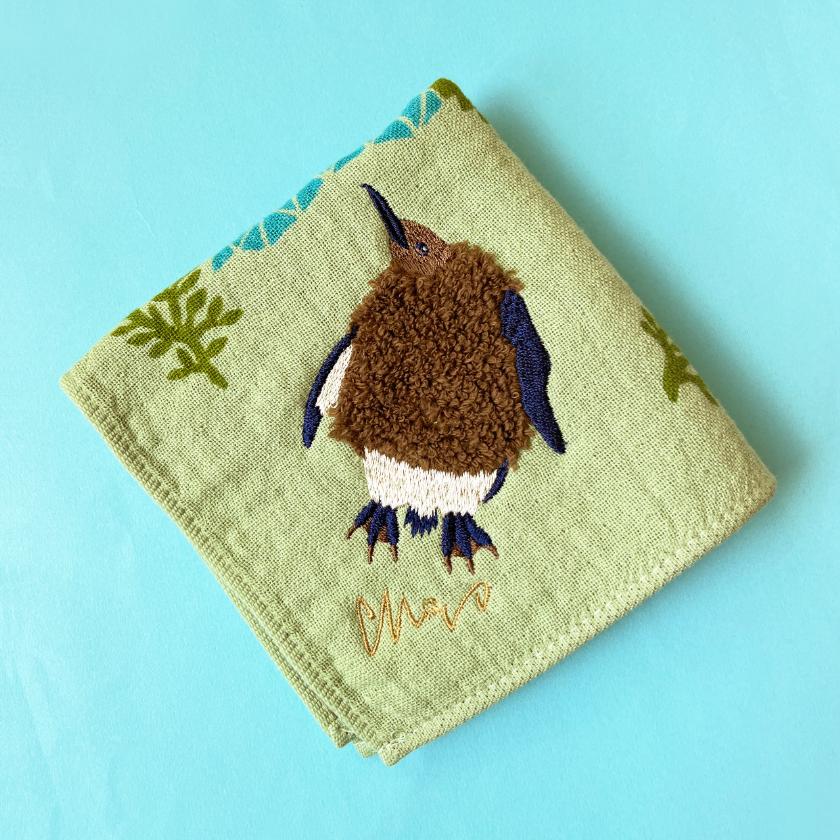 新商品 ハンカチ ペンギン moritaMiW お着替えヒナペンギン 王様