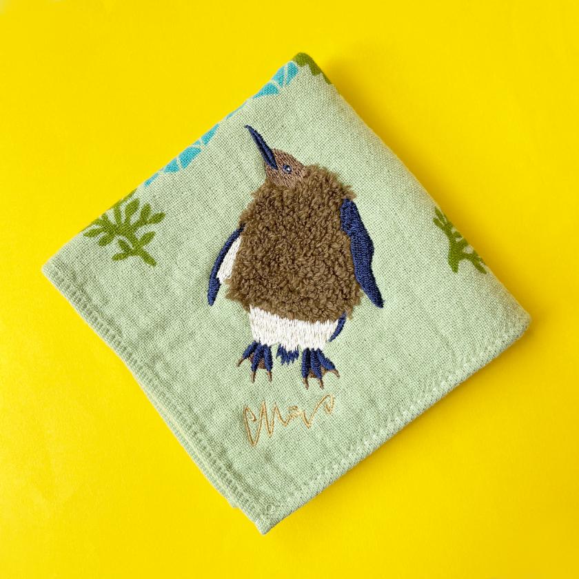 新商品 ハンカチ ペンギン moritaMiW お着替えヒナペンギン 王様