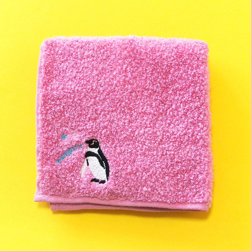 販売終了□ハンカチ オーガニックコットン フンボルトペンギン Zootto