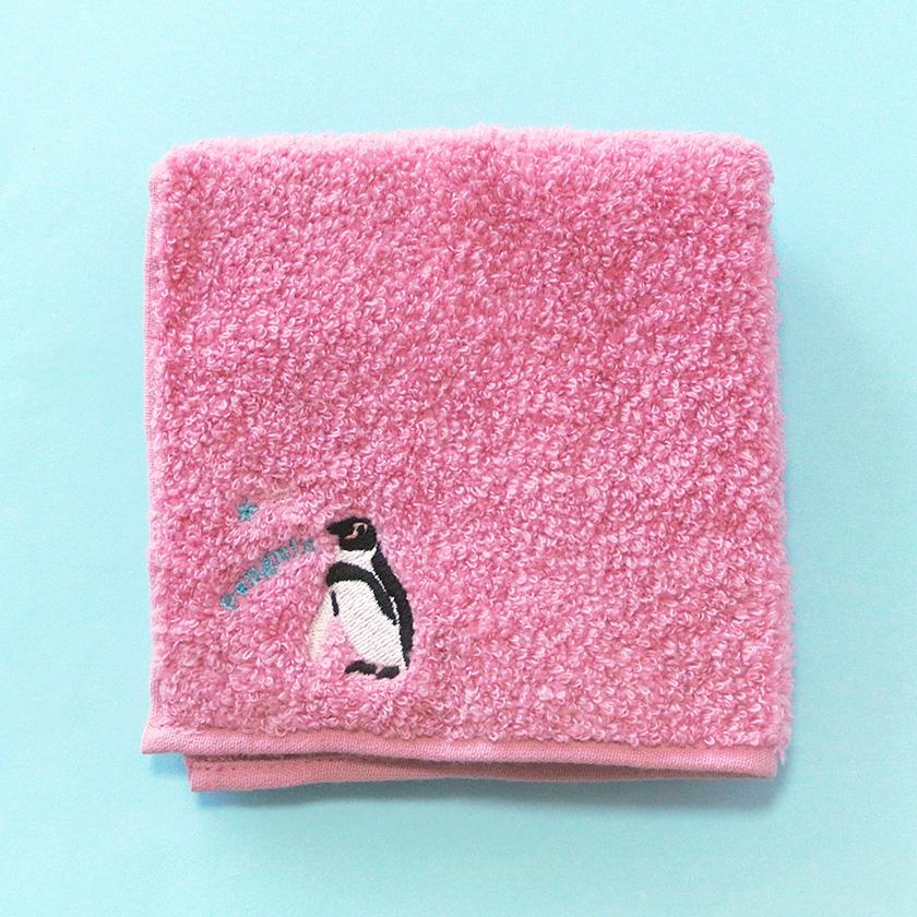 販売終了□ハンカチ オーガニックコットン フンボルトペンギン Zootto