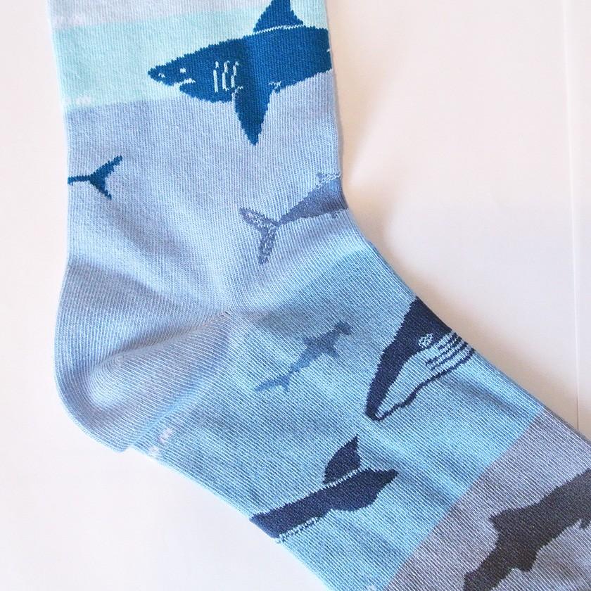 販売終了■靴下 海洋生物学 フグ サメ ペンギン 22-25cm GARAPAGO SOCKS 送料200円 1万円以上送料無料｜aodama-zakka｜07