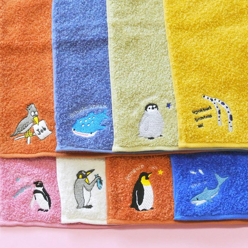 販売終了□ハンカチ オーガニックコットン ベビーペンギン Zootto 今治
