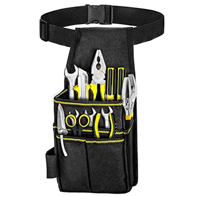 Mingyi 腰袋 工具入れ 工具袋 小物入れ 工具バック 作業バッグ ウエストバッグ カラビナフック ベルト付 9obve9d3kt Diy 工具 Phoenix Ge