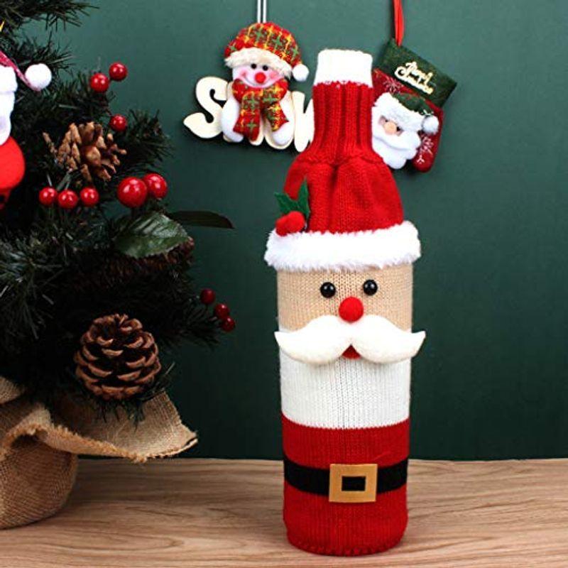 ワイン用ラッピング クリスマス 飾り ボトルカバー ワインバッグ かわいい サンタさん 雪だるま 酒瓶 ワインボトル ラッピング シャンパン オリジナル