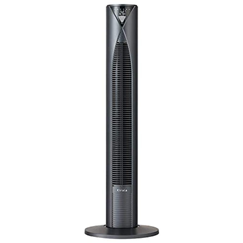 オゾン空間除菌 ができるハイブリッドタワーファン 「 Mare ( マーレ ) 」 アイスブラック 扇風機 オゾン空間除菌 空気清浄 消臭