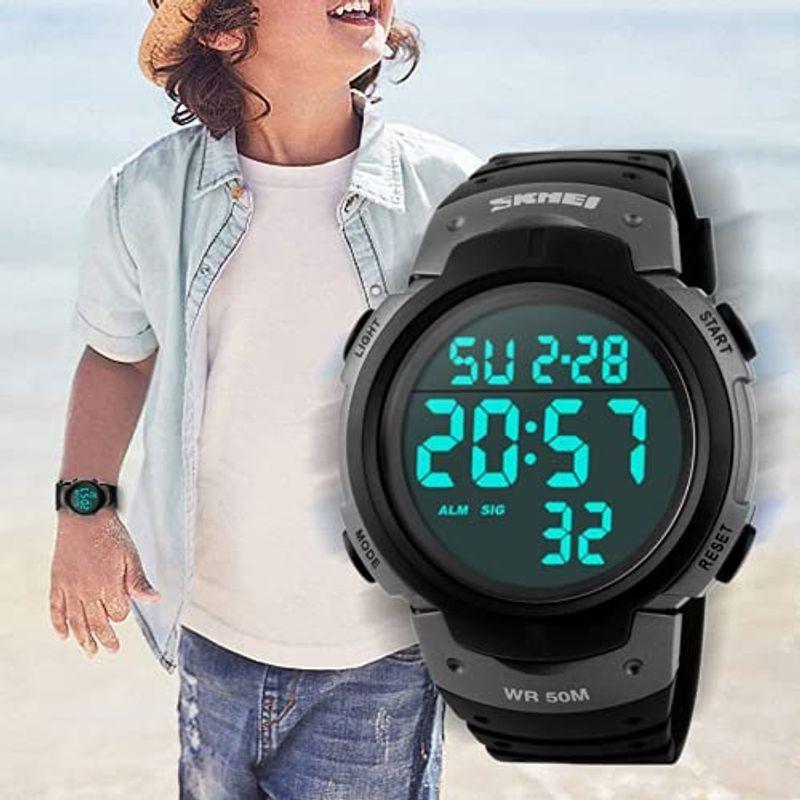 腕時計 メンズ デジタル腕時計 スポーツウォッチ 多機能付け 50m防水 夜間ledライト 12 24時間 アラーム付き タイマー機能 スト Aodamo 通販 Yahoo ショッピング