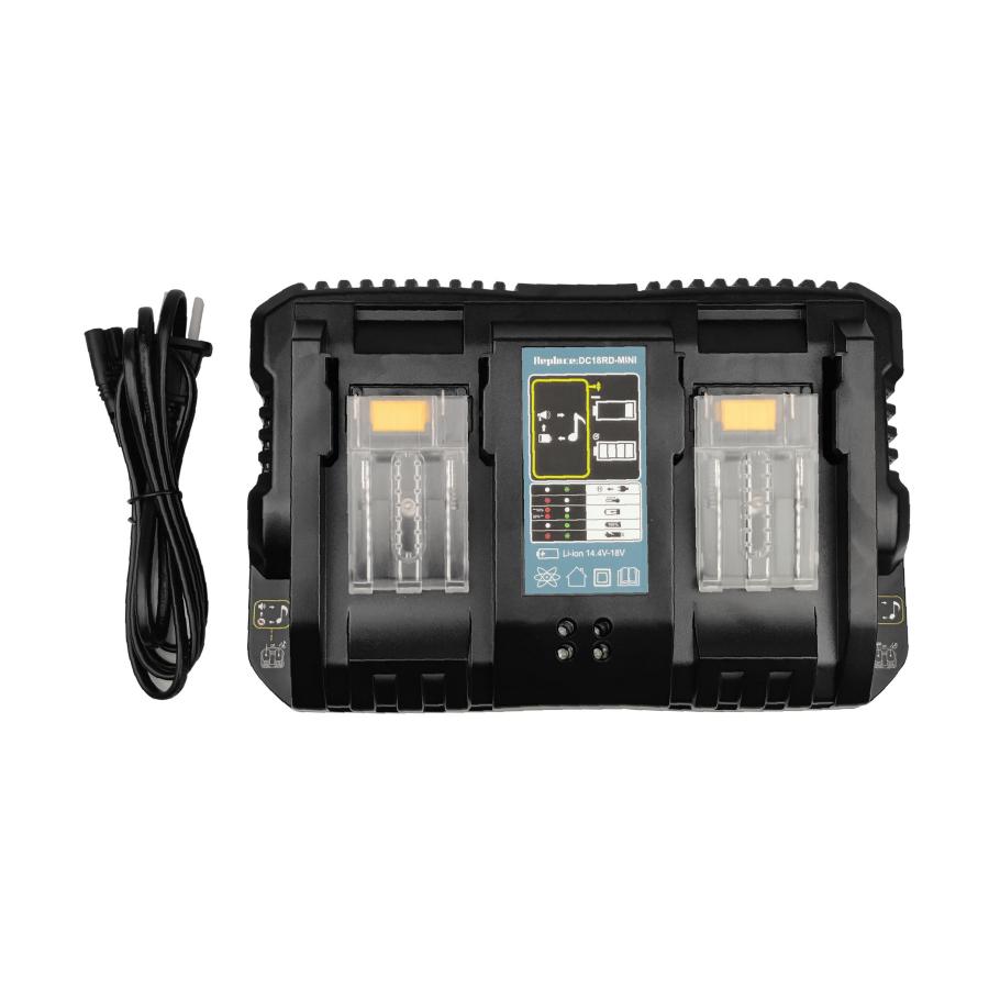 DC18RD 2口 充電器 チャージャー マキタ 互換 急速充電器 18V 14.4V バッテリー 対応 |  | 04