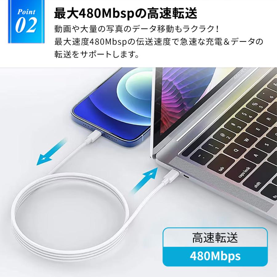 iphone 充電 ケーブル ライトニングケーブル アイフォンケーブル 1m 1本 Lightning iphone充電コード USB 充電器 1メートル iPhone/iPad/Android/Mac/タブレット |  | 02