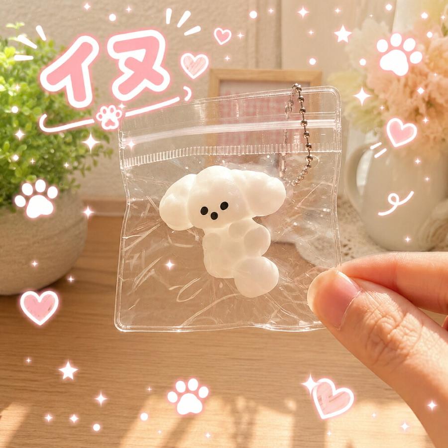 アニマルスクイーズキーホルダー スクイーズ グッズ もちもち 動物 キーホルダー SNS映えグッズ いぬ くま かわいい 癒し ぷにぷに |  | 02
