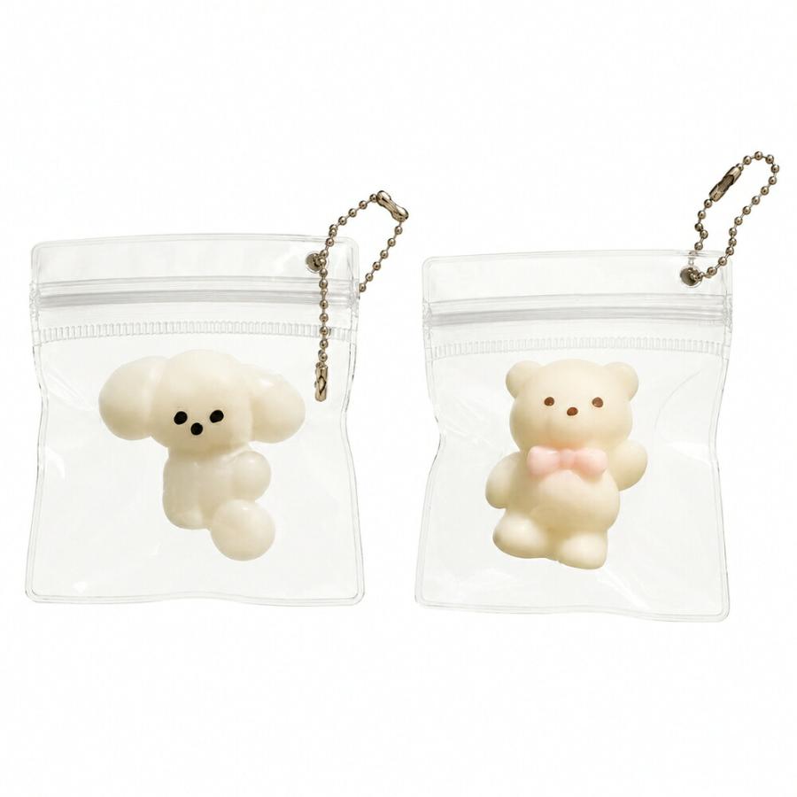アニマルスクイーズキーホルダー スクイーズ グッズ もちもち 動物 キーホルダー SNS映えグッズ いぬ くま かわいい 癒し ぷにぷに |  | 05
