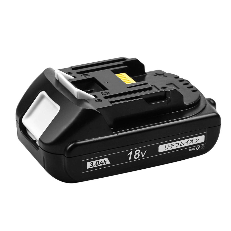 マキタ   互換バッテリー BL1830B 電池 3Ah 3アンペア 小型薄型電池 18V 残容量表示 1個 Heimerdinger 送料無料 |  | 07