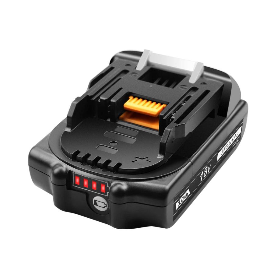 マキタ    互換バッテリー Hikokiアダプター付 BL1830B 電池 3Ah 3アンペア 18V 残容量表示 3個 Heimerdinger 送料無料 |  | 05