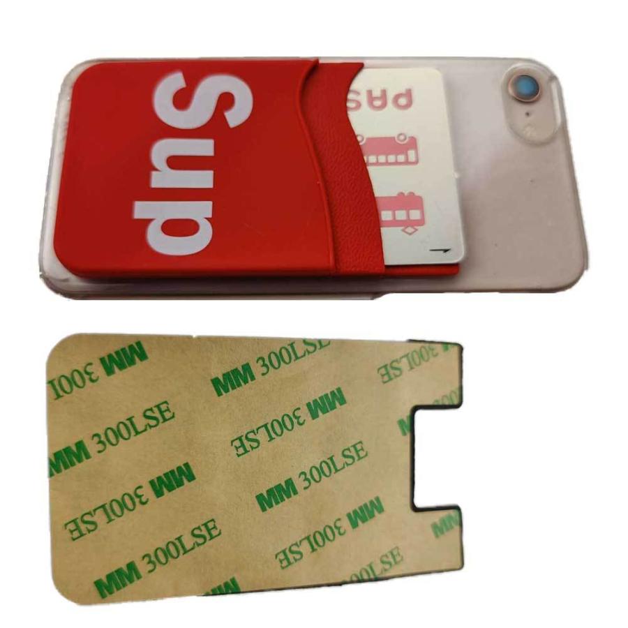 スマホ用 カードケース カード入れ 貼り付け スキミング防止 各種スマートフォン 汎用型 スマホリング スリム 薄型 レザー カード収納 スタンド 落下防止 メンズ |  | 05