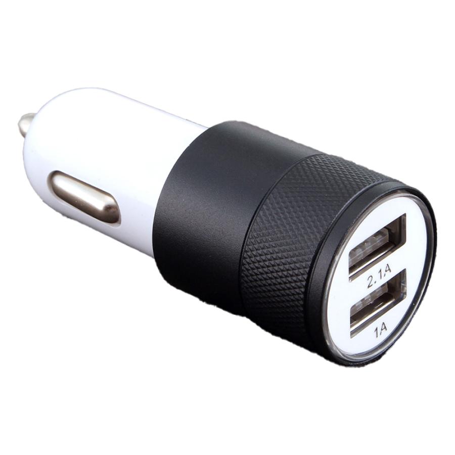 車 USB ソケット 2USB 白x黒 |  | 05