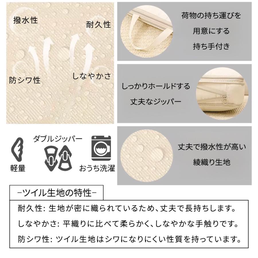 圧縮袋 ４色 トラベル 圧縮 ポーチ 衣類スペース 60％ 節約 旅行 収納ポーチ トラベルポーチ 軽量 送料無料 |  | 06