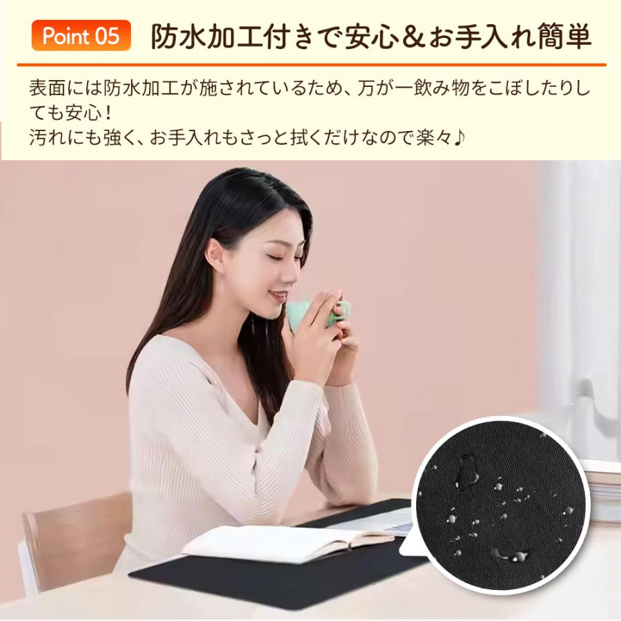 デスクヒーター ヒーターマット パネルヒーター デスクマットヒーター 卓上ヒーター ホット ヒーター マット 暖かい デスクワーク オフィス 寒さ対策 冷え性 |  | 06