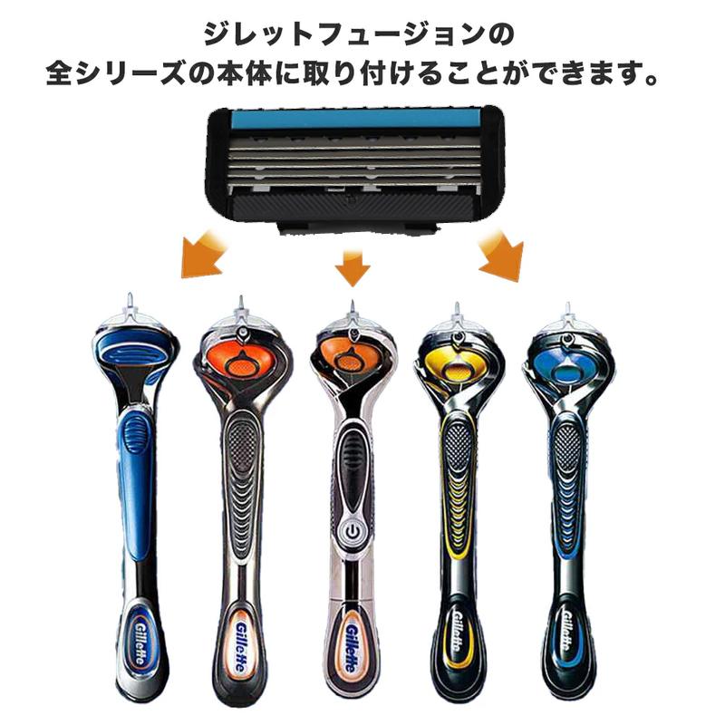 ジレット パワー フュージョン Gillette 替刃 PROモデル（深剃り