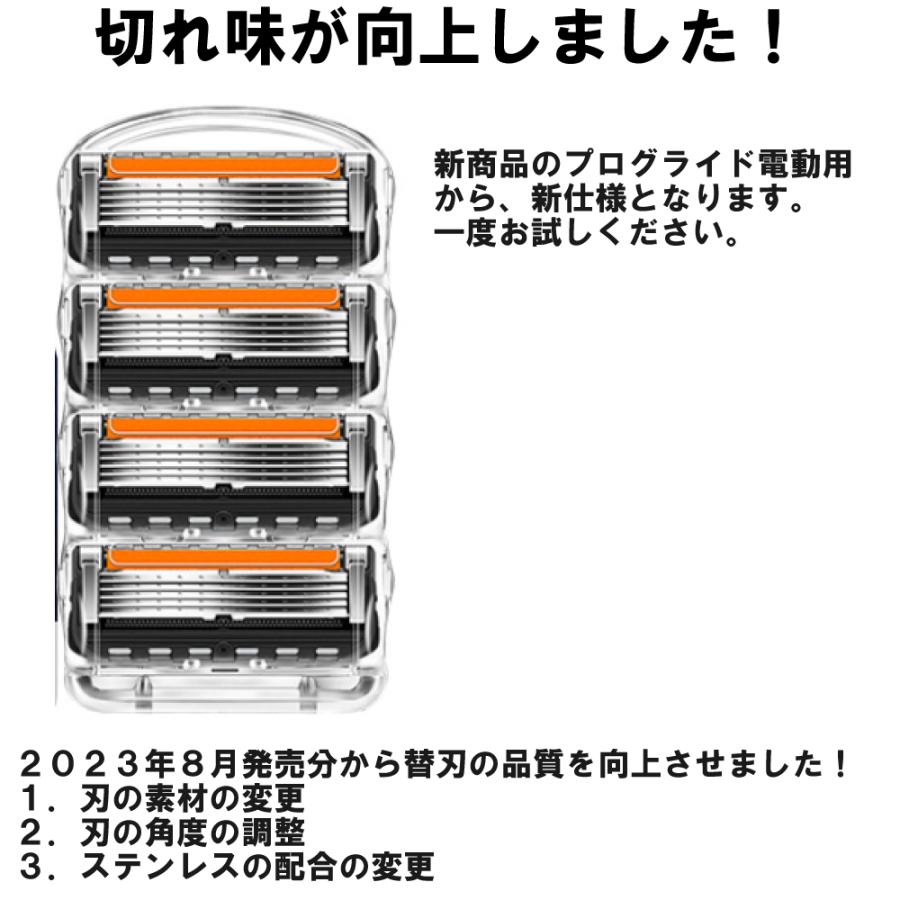 ジレット プログライド 電動 Gillette 替刃 PROモデル（深剃り） 髭