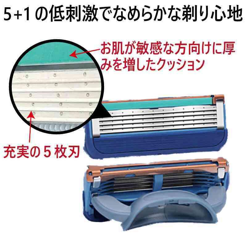 正規品Gillette フュージョン替え刃セット ジレットフュージョン 替刃 5枚刃 ジレット gillette 互換品 8個セット
