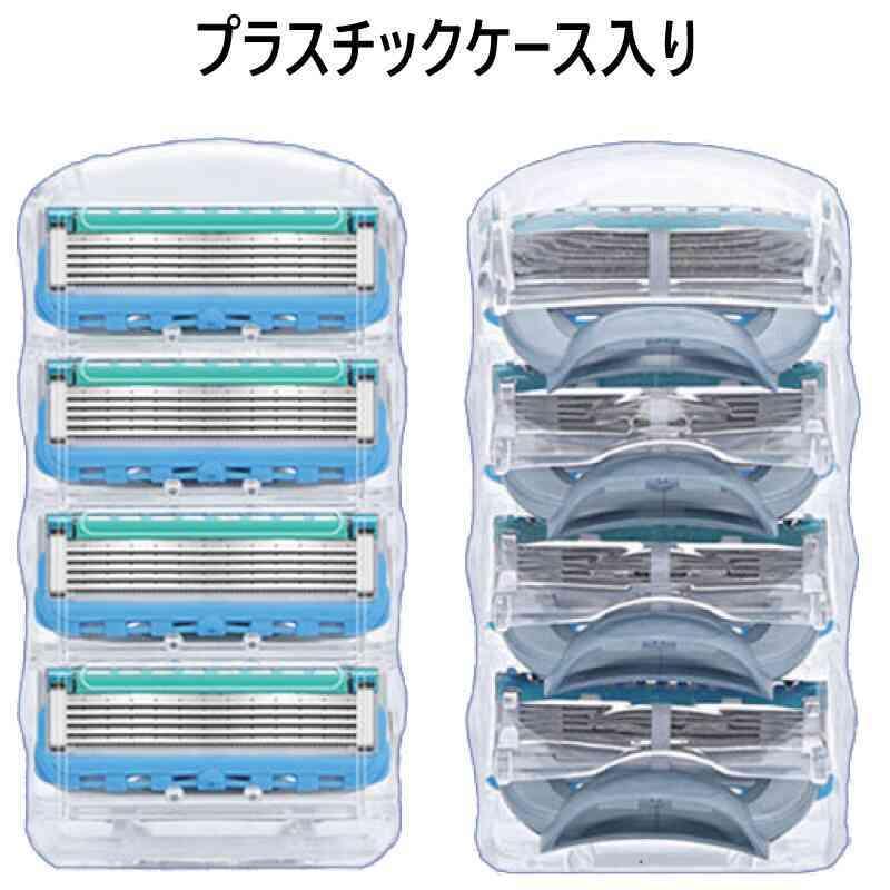 ジレット プログライドパワー フュージョン Gillette 替刃 4個入 髭剃り 電動 替刃+本体 互換品 替え刃 5+1 フレックスボール カミソリ 送料無料 |  | 02