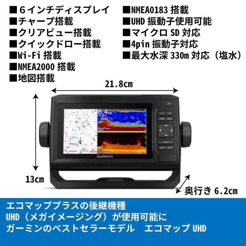 ガーミン エコマッププラス65CV APAC 振動子GT20-TM