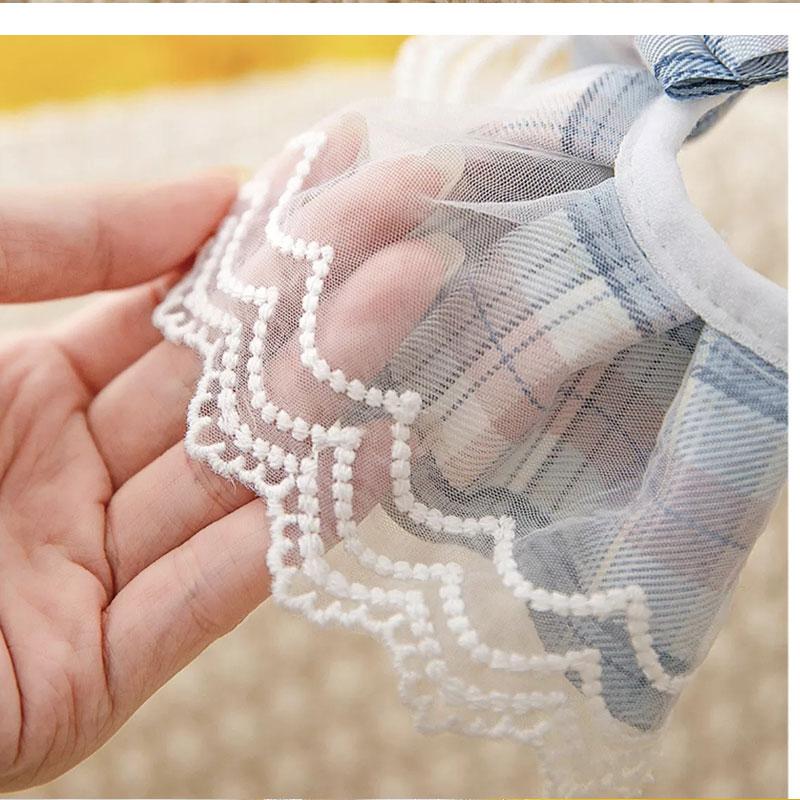 猫 の 前掛け リボン 首輪 ひめねこ 3色 かわいい 大きいリボン レース 送料無料 |  | 08