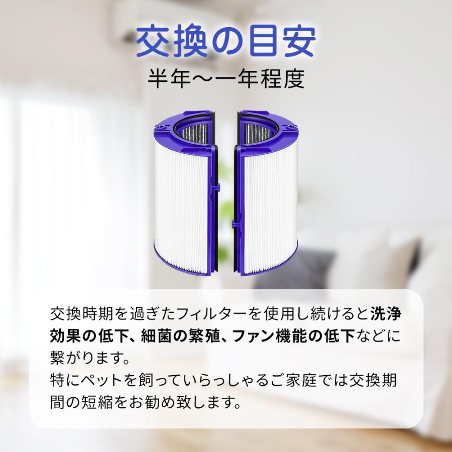 Dyson ダイソン 空気清浄機 交換用 フィルター HP07 TP07 ΤP7A TP04 HP04(一体型) PH01 PH02 PH03 PH3A PH04 HP06 TP06 HP09 TP09 用 互換 HEPAファン 非純正 |  | 06