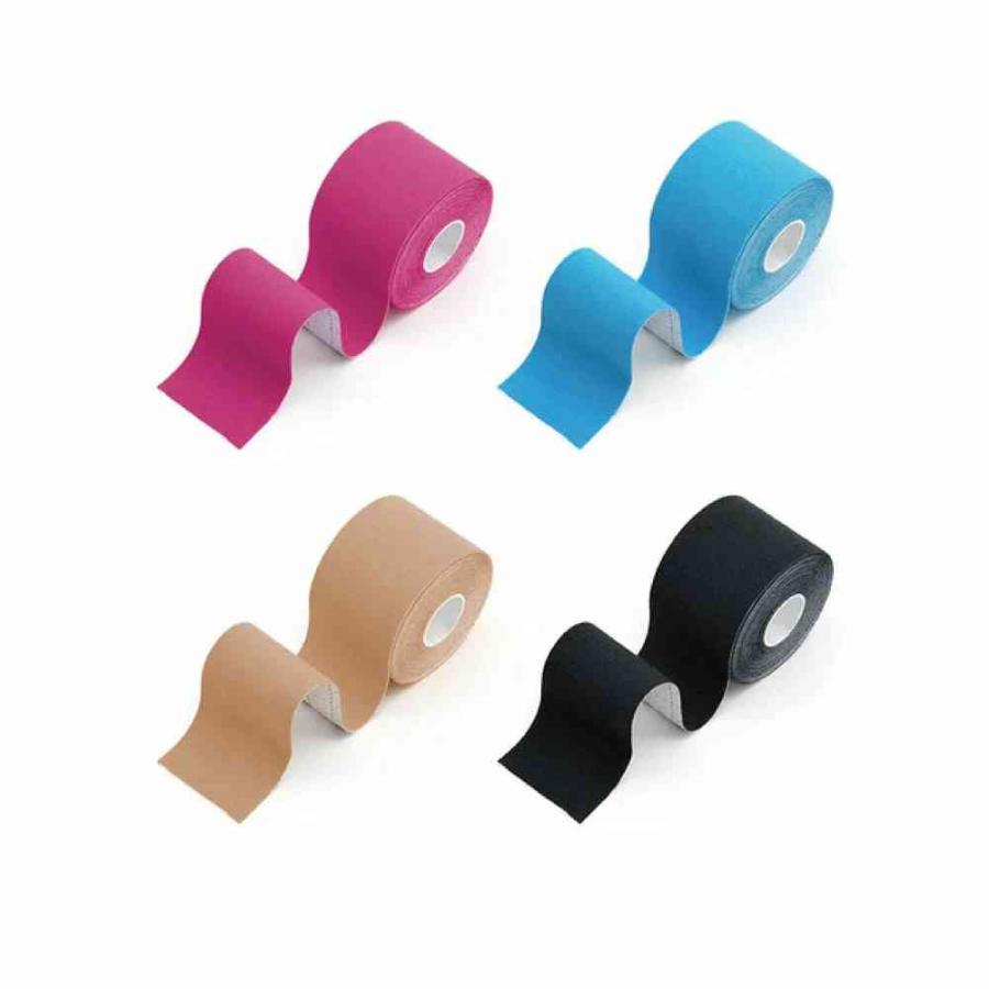 キネシオテープ 5cm x 5メートル ベージュ 10個 肌色 傷害サポート ヘルスケア  スポーツ 防水テープ 理学療法 キネシオロジー 送料無料 |  | 01